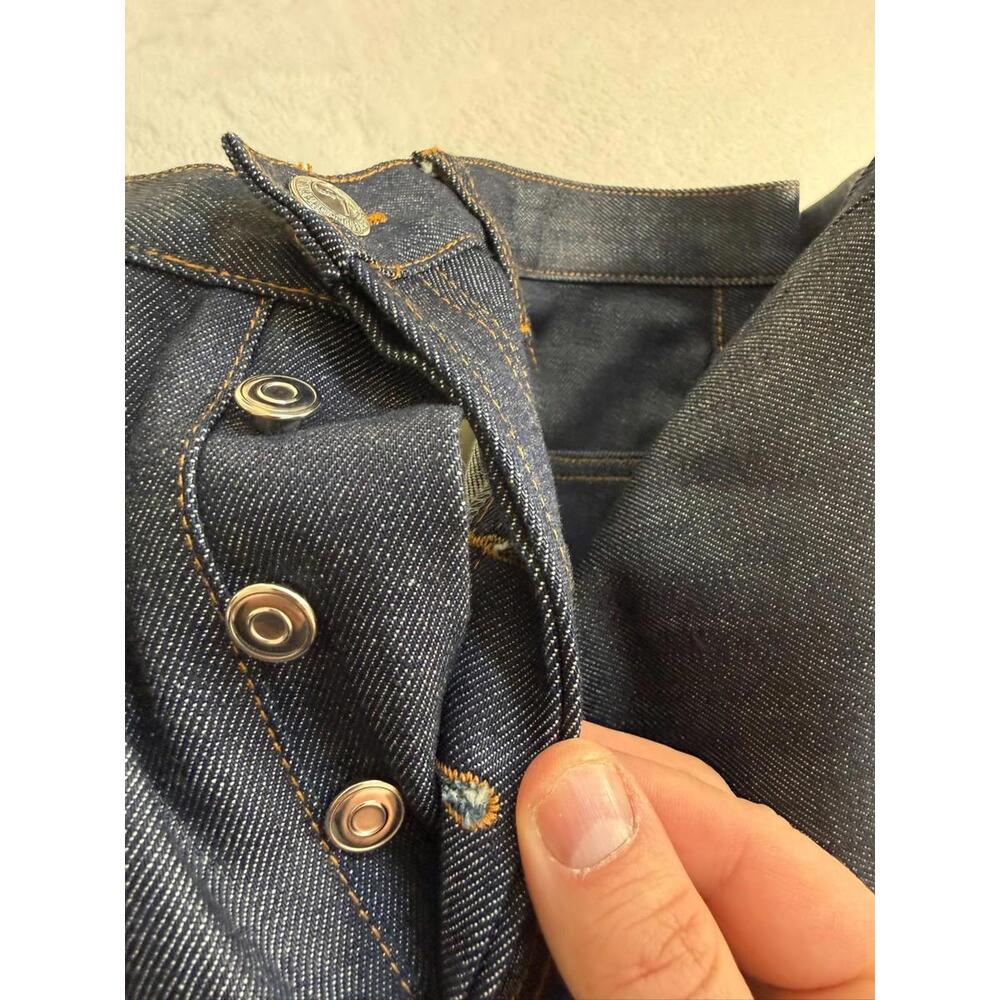 A.P.C. Petit New Standard PNS Jeans Raw Selvedge Button Fly 33x31 - Picture 6 of 8